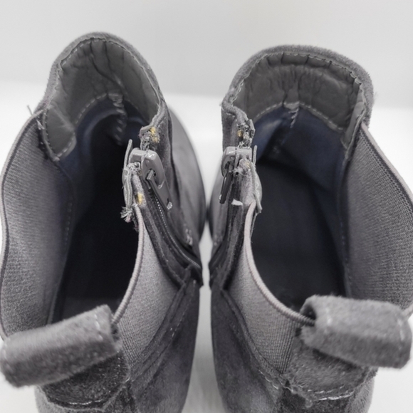 Sociology Women's Gray Suede Ankle Bootie High Heel‎ Size 7.5 - Picture 14 of 16